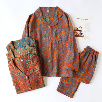 Orvian Loungewear Set Dames - Vintage Katoen, Comfortabel en Ademend 1