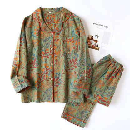 Orvian Loungewear Set Dames - Vintage Katoen, Comfortabel en Ademend 10