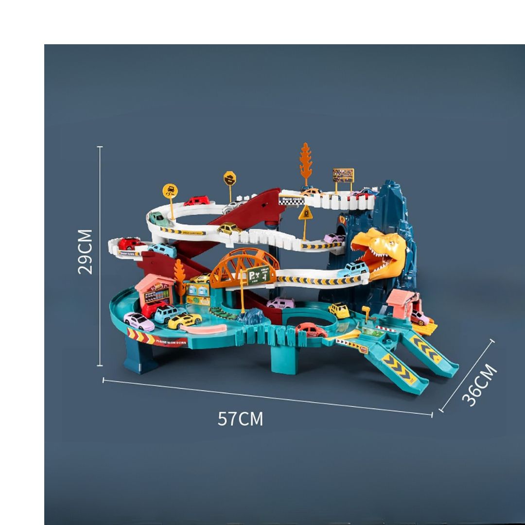 Trackasaurus™ – Speelset met dino’s en voertuigen