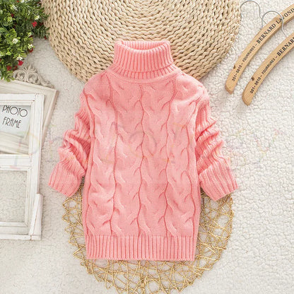 TeddyTwist™ – Warme Kabeltrui met Col – Unisex Kindertrui