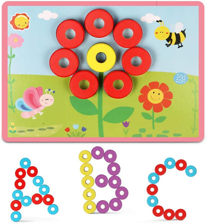 BrightCount™ - Kleurrijk leren tellen en rekenen - Houten rekenspel