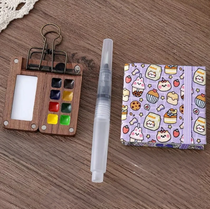 PocketPalette™ – Jouw artistieke reisgenoot – Mini mobiele verfset