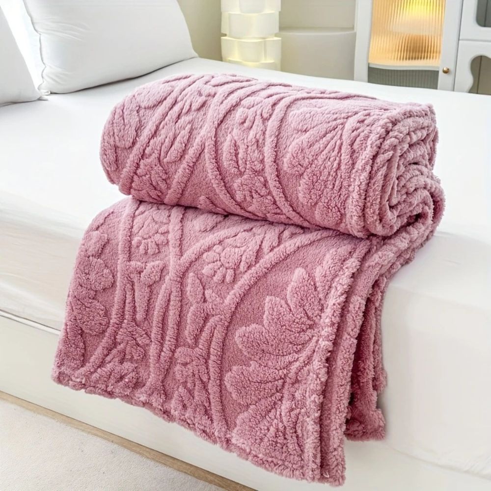 Parlane Fleece Deken - Geweven Microvezel, Klassiek Frans Design 11