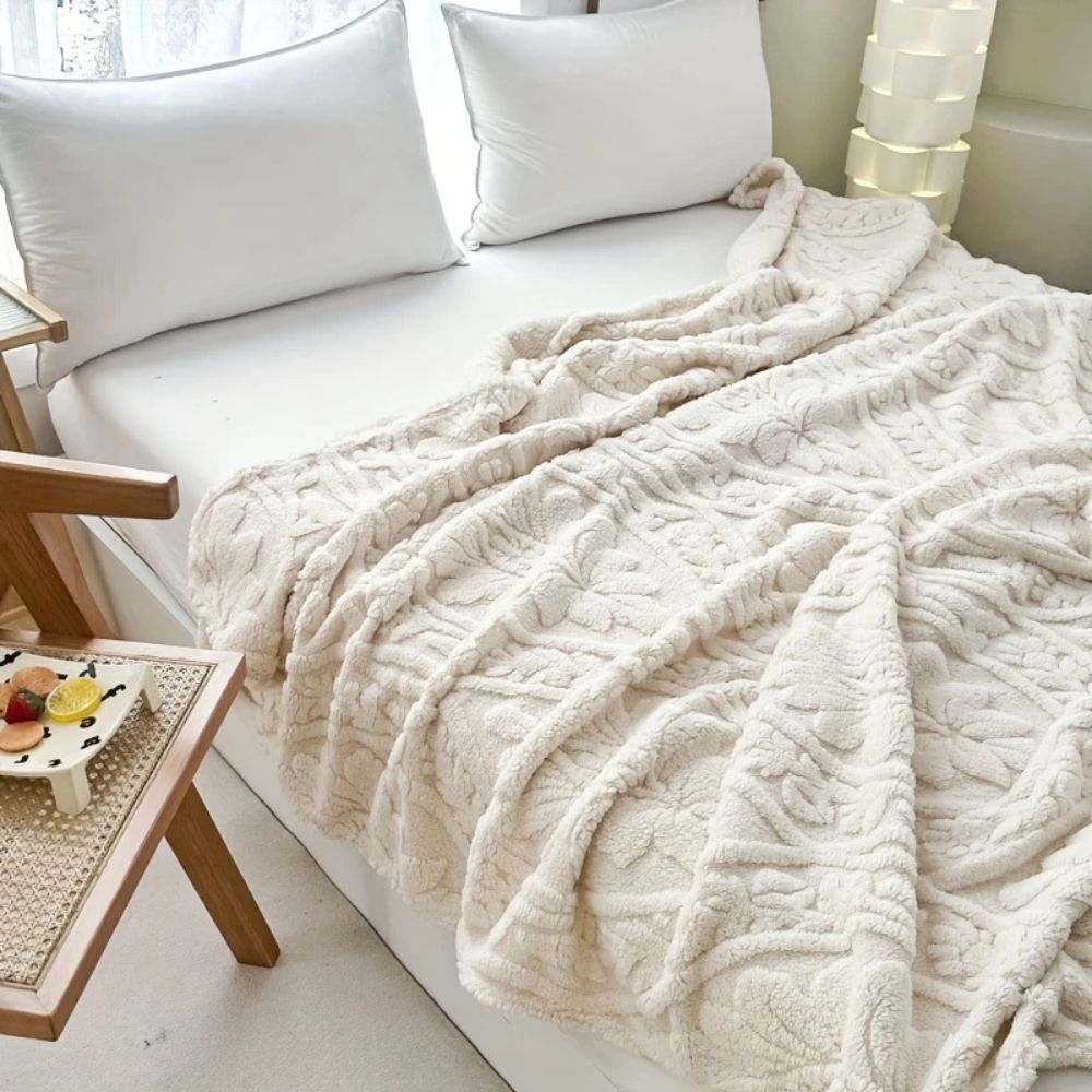 Parlane Fleece Deken - Geweven Microvezel, Klassiek Frans Design 2