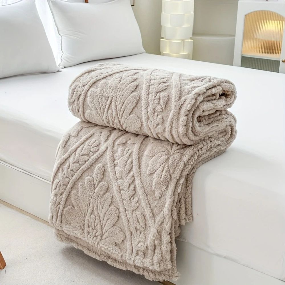 Parlane Fleece Deken - Geweven Microvezel, Klassiek Frans Design 8