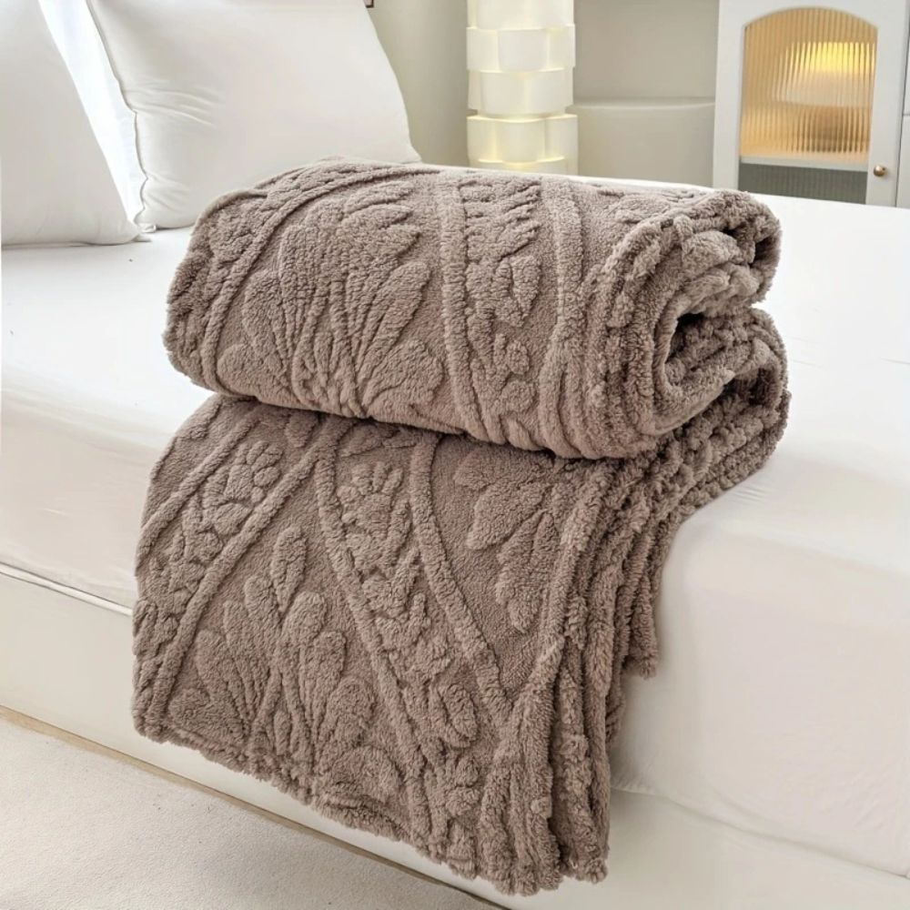 Parlane Fleece Deken - Geweven Microvezel, Klassiek Frans Design 9