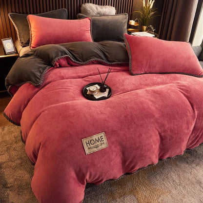 Pavaro Dekbedovertrekset - Fluweelzacht Fleece, Warm en Comfortabel 0
