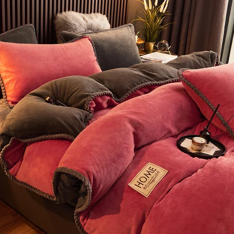 Pavaro Dekbedovertrekset - Fluweelzacht Fleece, Warm en Comfortabel 1