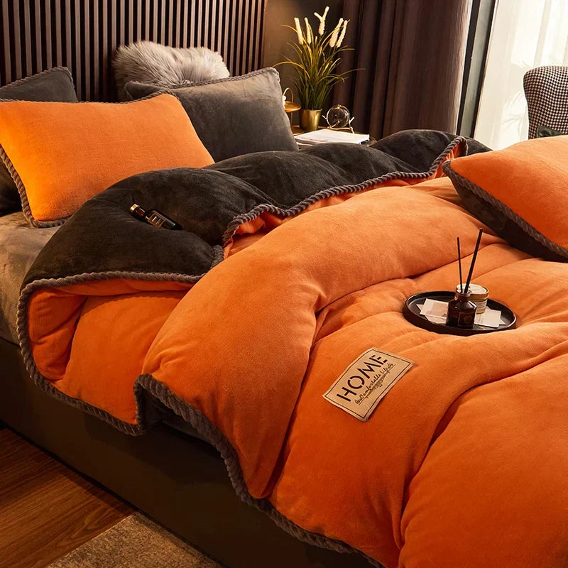 Pavaro Dekbedovertrekset - Fluweelzacht Fleece, Warm en Comfortabel 3