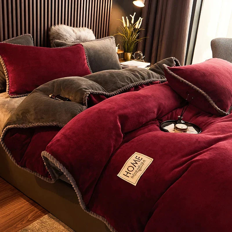 Pavaro Dekbedovertrekset - Fluweelzacht Fleece, Warm en Comfortabel 6