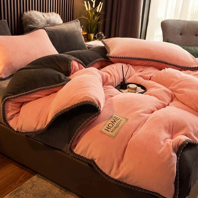 Pavaro Dekbedovertrekset - Fluweelzacht Fleece, Warm en Comfortabel 7