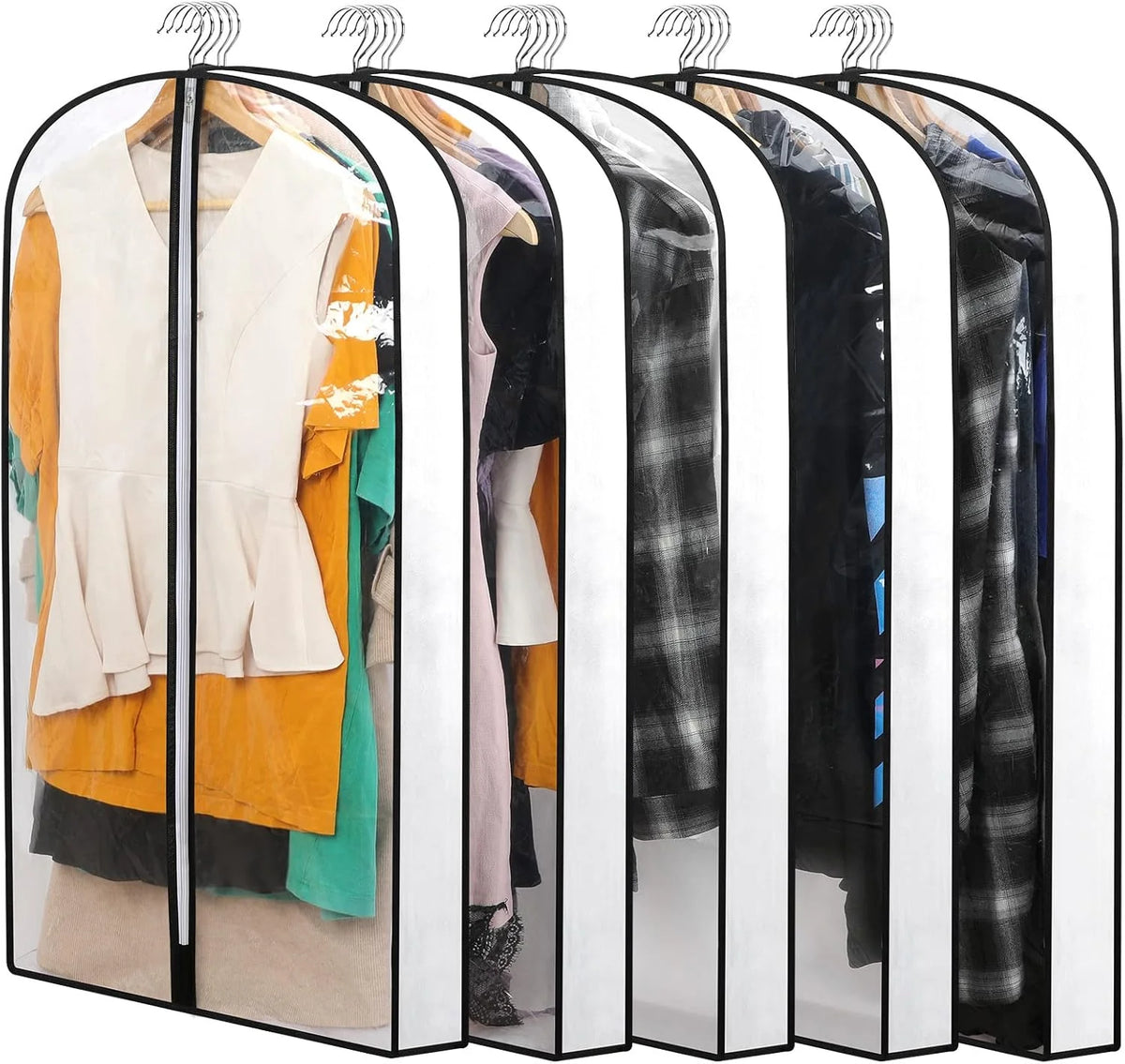 Pavo Kledinghoezen Set - Ademend PEVA, 24 Stuks in 3 Maten 2
