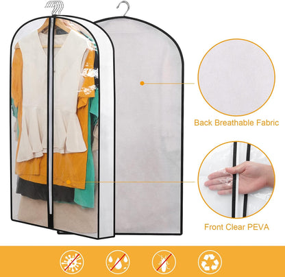 Pavo Kledinghoezen Set - Ademend PEVA, 24 Stuks in 3 Maten 4