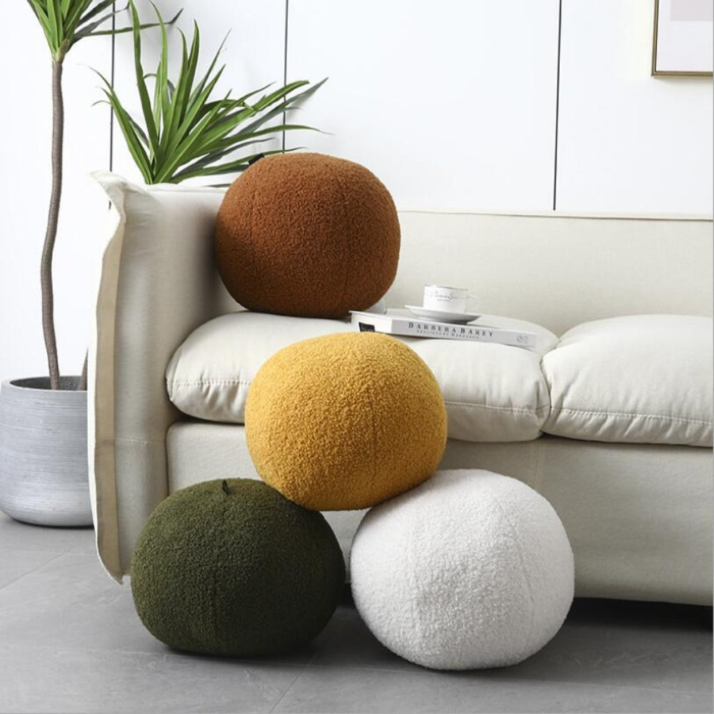 Pavo Kussen - Pluche Wol, Bolvormig Design 1
