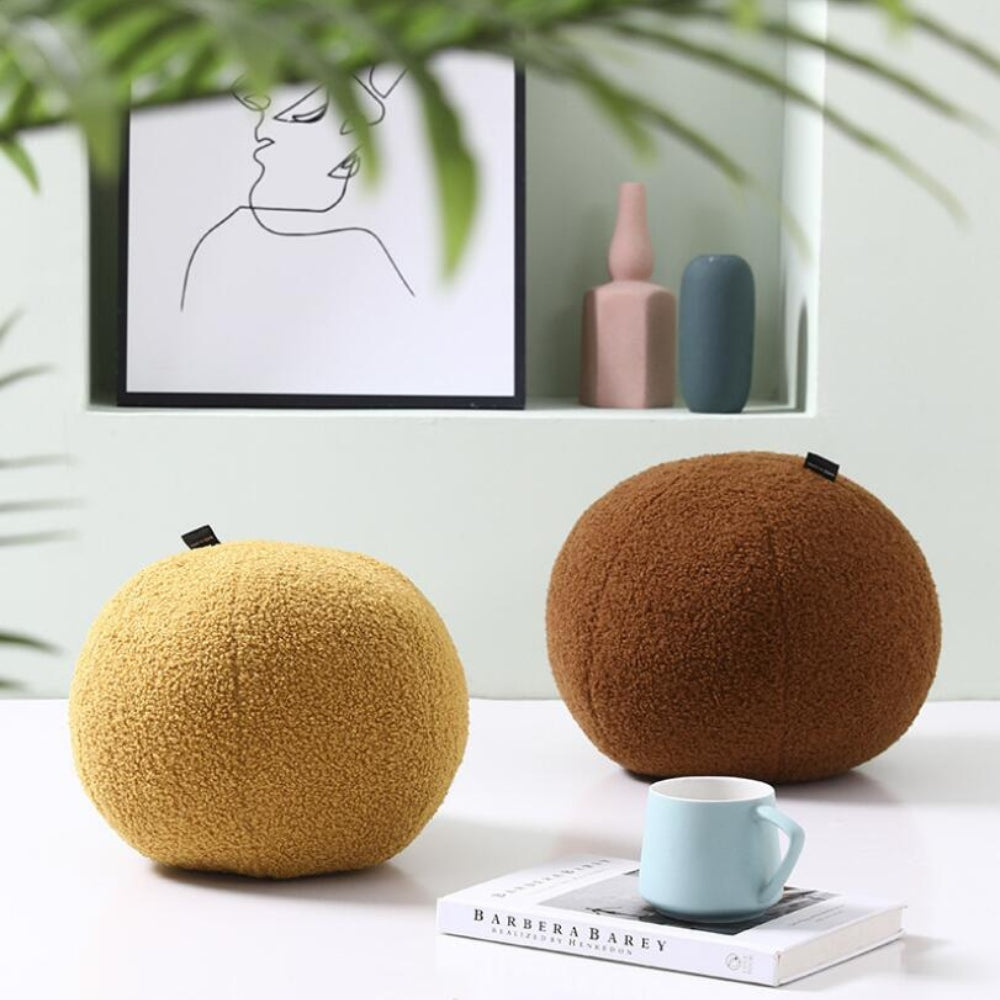 Pavo Kussen - Pluche Wol, Bolvormig Design 5