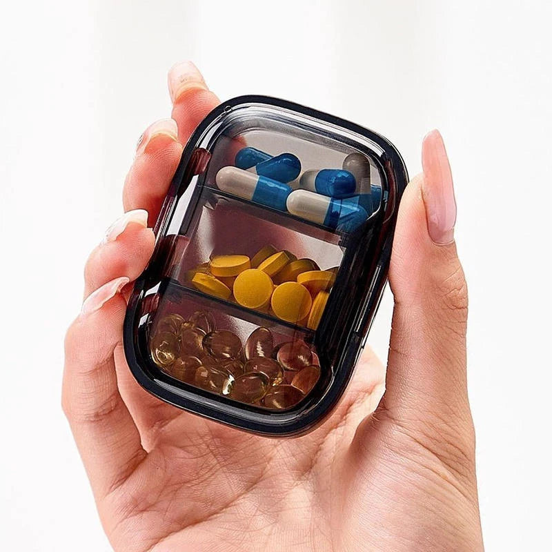 Paxel Pillendoosje - Compact Polypropyleen, Meerdere Compartimenten 1