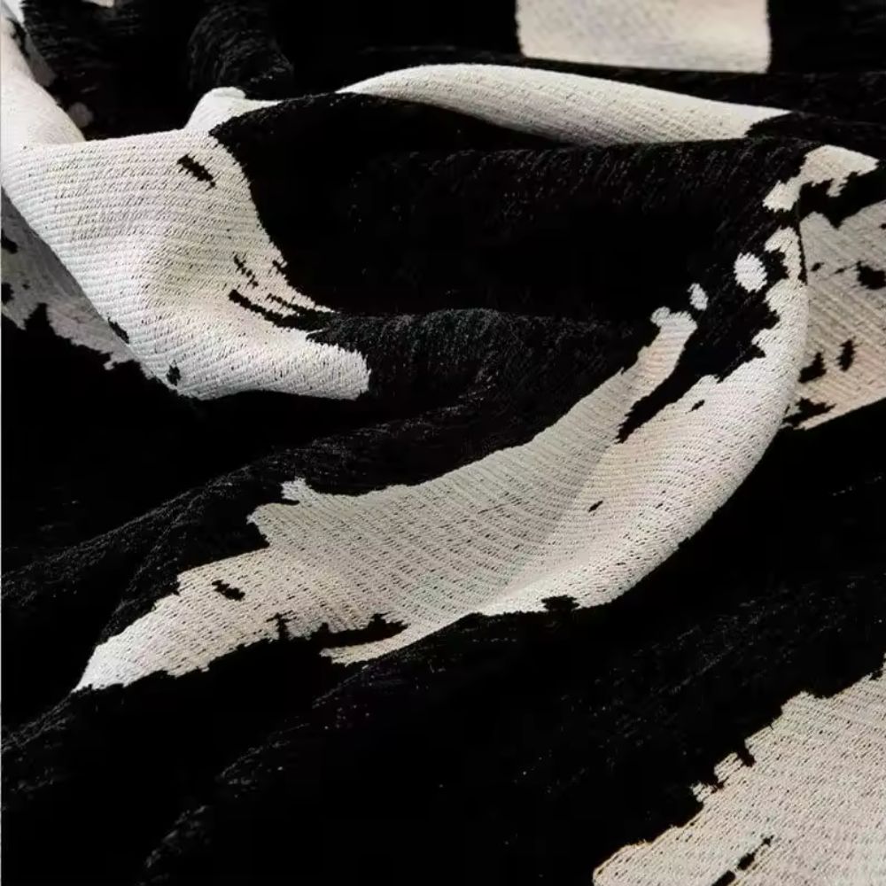 Penseelstreek Sofa Cover - Premium Chenille, Omkeerbaar Design 6