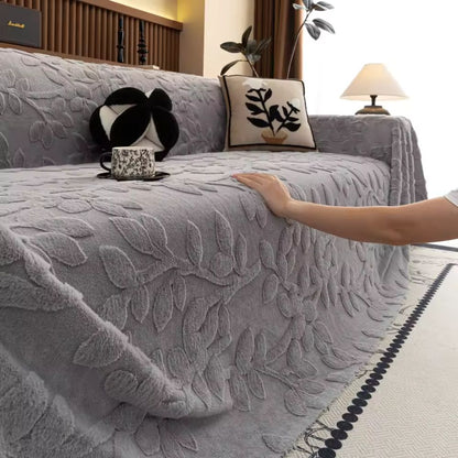 Petal Comfort Bankhoes - Zachte Microvezel, Verhoogd Bloemenpatroon 7