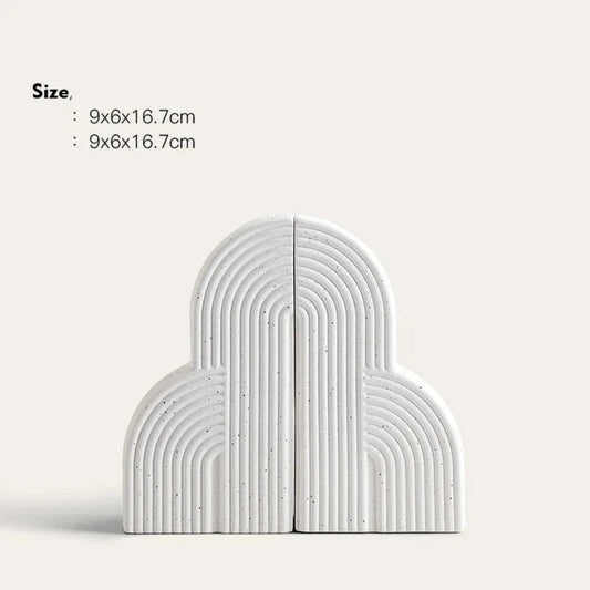 Petrus Boekensteunen - Keramisch, Scandinavisch Design, Set van 2 0
