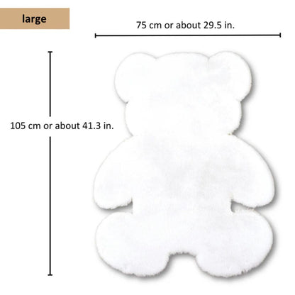 Pluizig Teddy Bear Vloerkleed - Zachte Microvezel, Speels Ontwerp 0