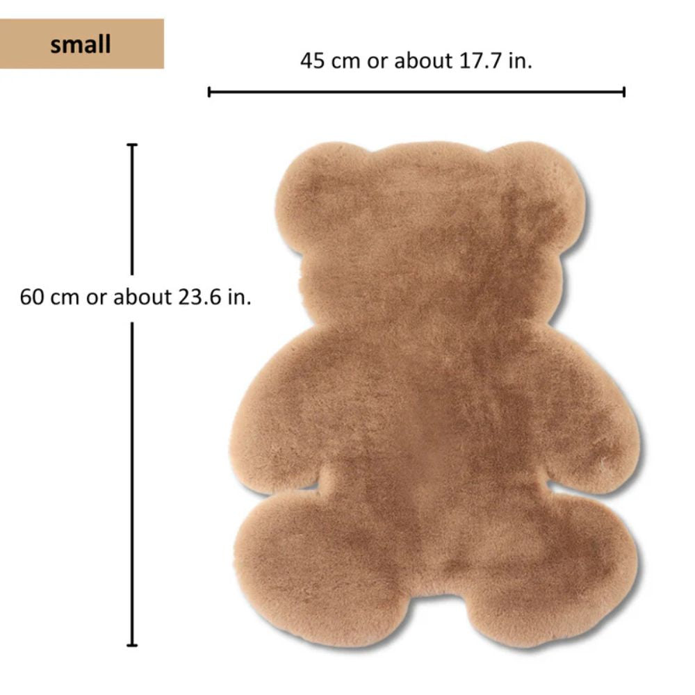 Pluizig Teddy Bear Vloerkleed - Zachte Microvezel, Speels Ontwerp 7