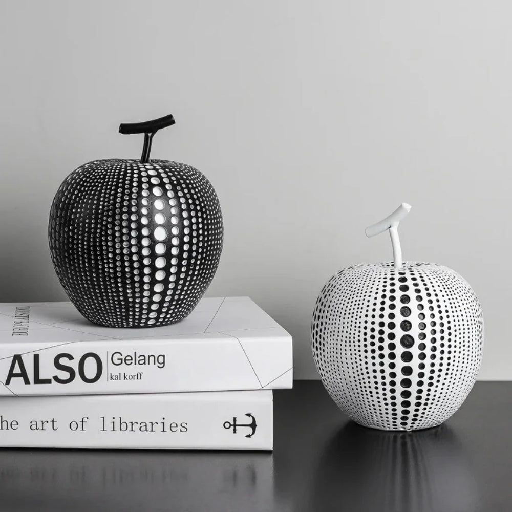 Pola Apple Sculpture - Duurzame Hars, Modern Design 7