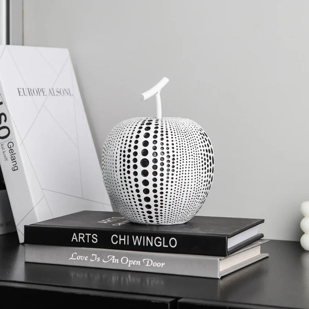Pola Apple Sculpture - Duurzame Hars, Modern Design 8