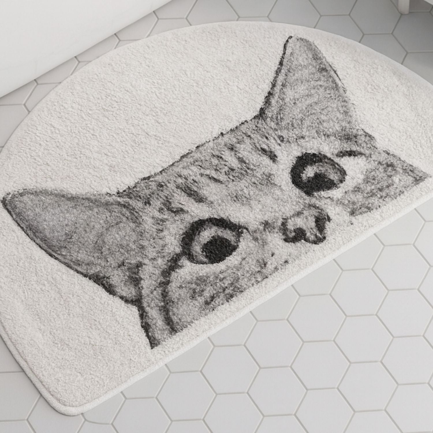 Purrfect Kitty Badmat - Zacht Polyester, Antislip Design 2