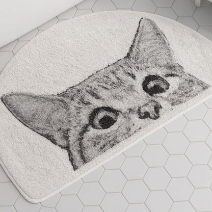 Purrfect Kitty Badmat - Zacht Polyester, Antislip Design 2