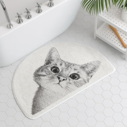 Purrfect Kitty Badmat - Zacht Polyester, Antislip Design 3