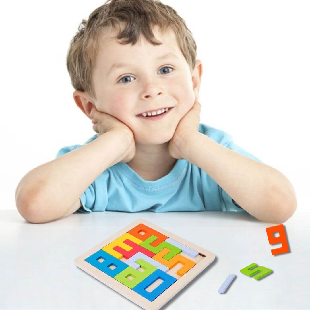 MindKnoop™ – Houten Breinpuzzel voor Kinderen – Ontspannend  Educatief Denkspel