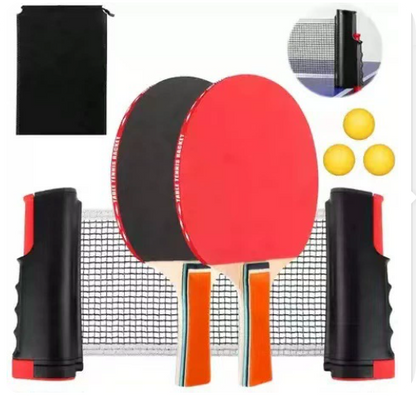 PingSetGo™ – Draagbare Tafeltennisset met Net – Overal Speelplezier