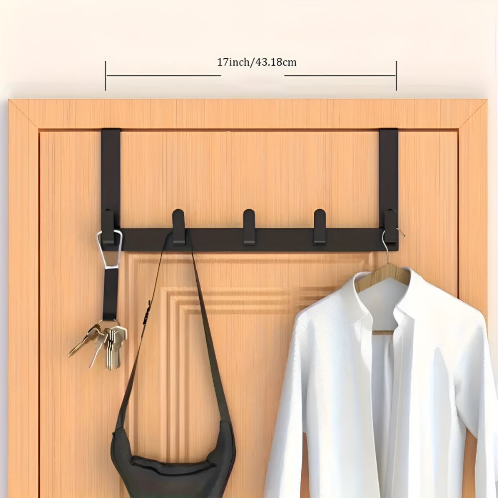 Quinta Deurrek - Roestvrij Staal, 5 Haken 4