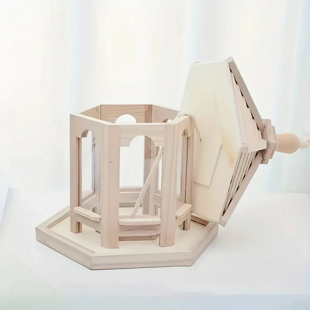 WoodNestle™ – Handgemaakt Vogelhuisje  – Rustieke Tuin Vogelvoederplek