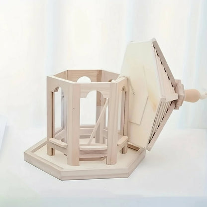 WoodNestle™ – Handgemaakt Vogelhuisje  – Rustieke Tuin Vogelvoederplek