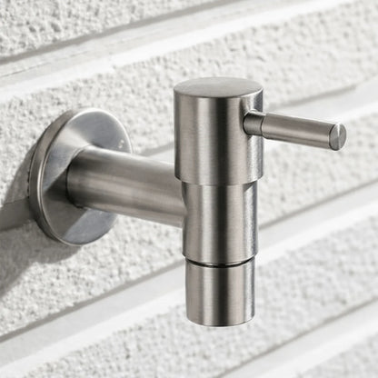 RVS 304 Wandkraan - G1/2 Aansluiting, Flexibele Slang, Duurzaam voor Tuin, Keuken en Badkamer 9