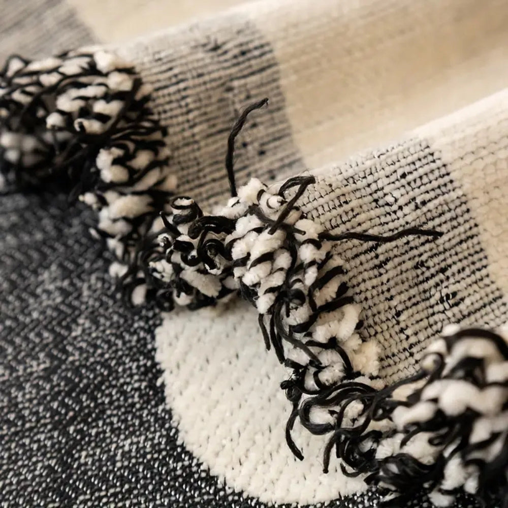 Raina Bankhoes - Zachte Chenille, Retro Stijl met Kwastenaccent 7