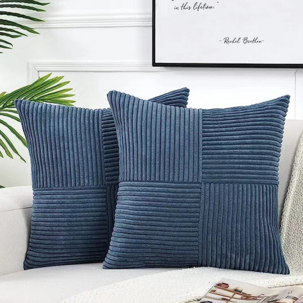 Ravello Kussenhoes 50x50 - Zacht Corduroy, Duurzaam voor Bank Kussens 10