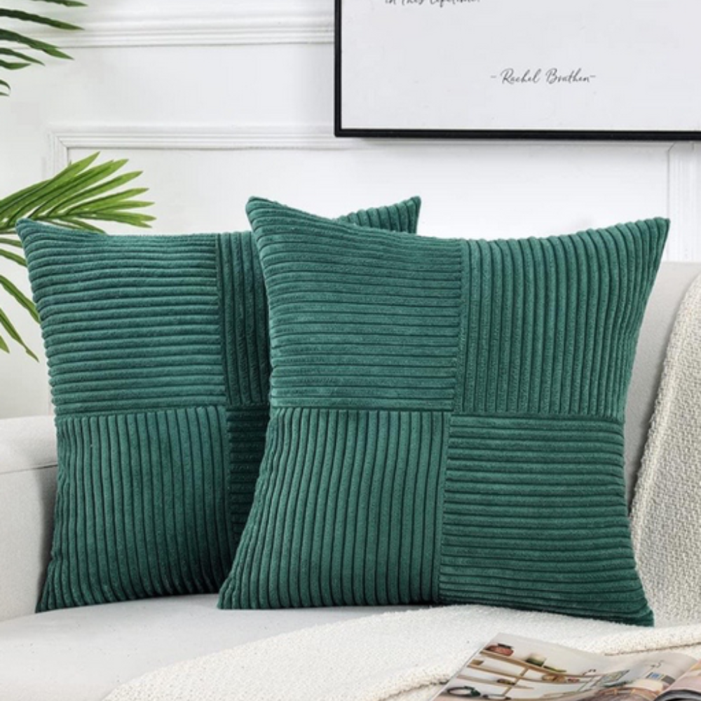 Ravello Kussenhoes 50x50 - Zacht Corduroy, Duurzaam voor Bank Kussens 6