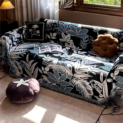 Ravina Bankhoes - Chenille met Kwastjes, Vintage Stijl 1