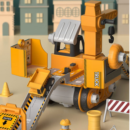 BuildBuddies™ – 3-in-1 Bouwvoertuigen Speelset – Educatief Bouwplezier Kinderen