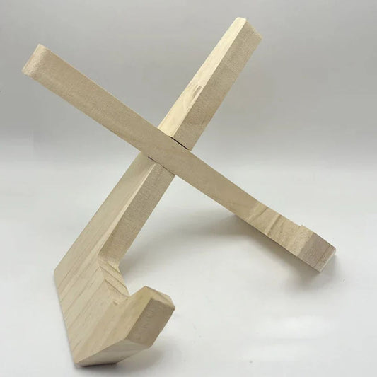 Rexen Receptenboekstandaard - Houten Frame, Stijlvol X-Design 0