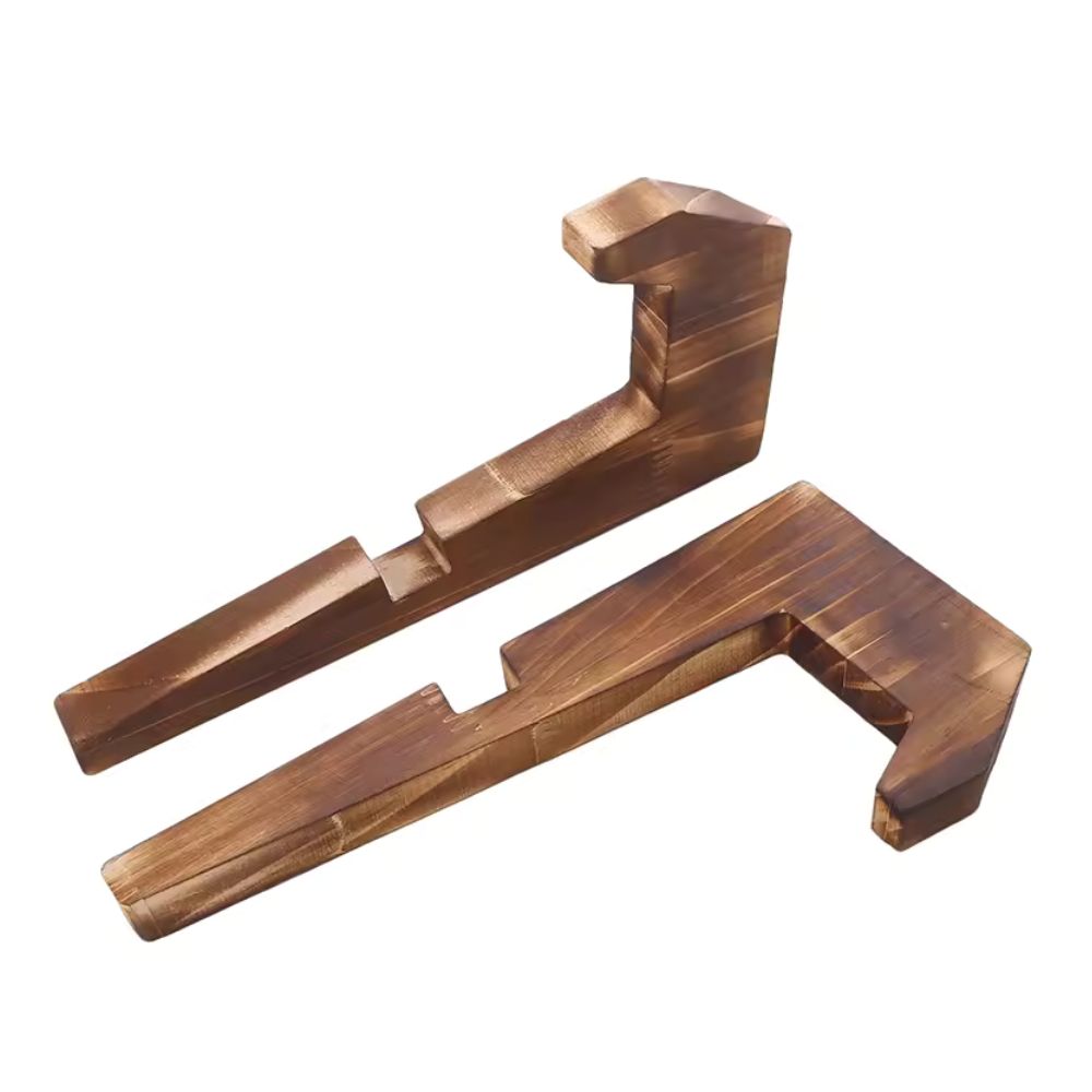 Rexen Receptenboekstandaard - Houten Frame, Stijlvol X-Design 5