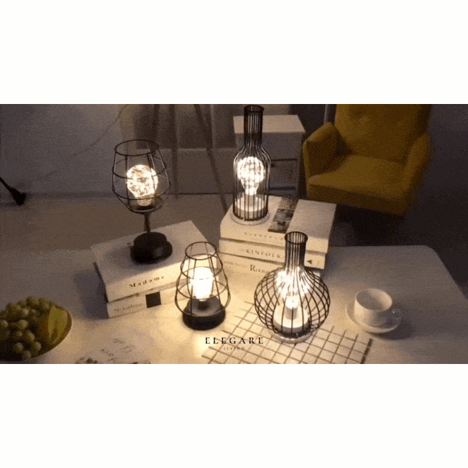 Rivano Tafellamp - Retro Design, Helder LED Licht 6