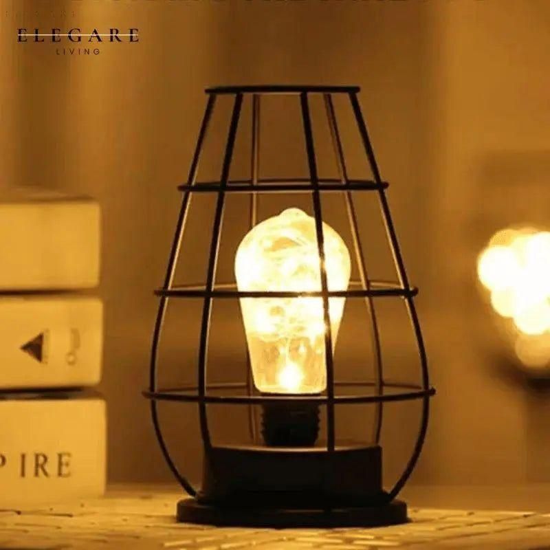 Rivano Tafellamp - Retro Design, Helder LED Licht 8