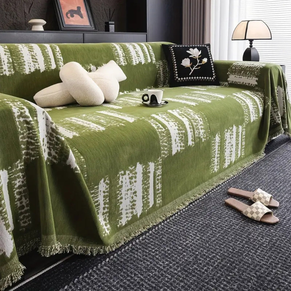 Riviera Bankhoes - Chenille, Duurzaam Rustiek Design 0