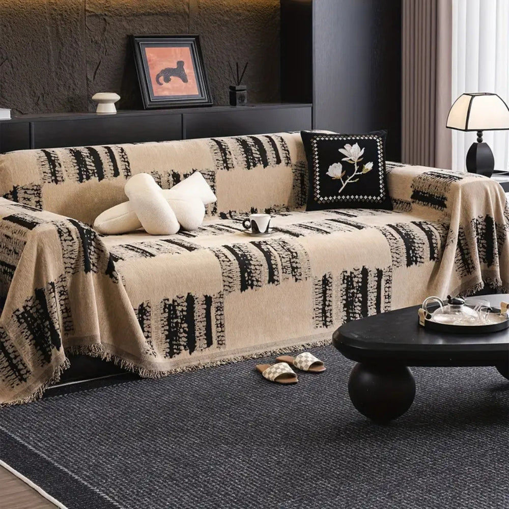 Riviera Bankhoes - Chenille, Duurzaam Rustiek Design 1