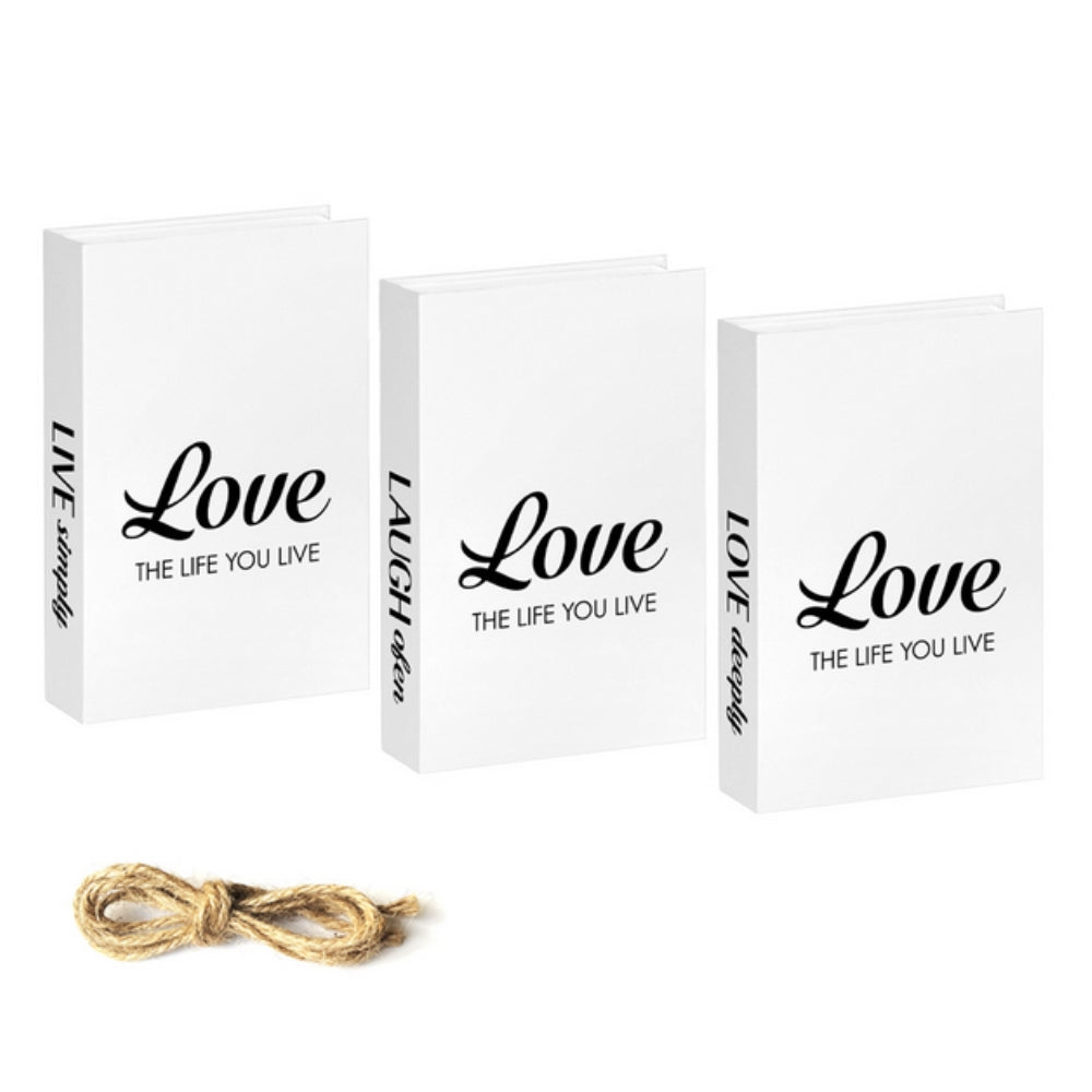Riviera Book Stack Decor - Rustic Cardboard, Timeless Charm 0