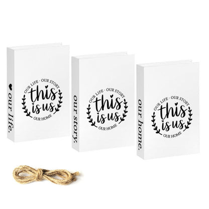 Riviera Book Stack Decor - Rustic Cardboard, Timeless Charm 7