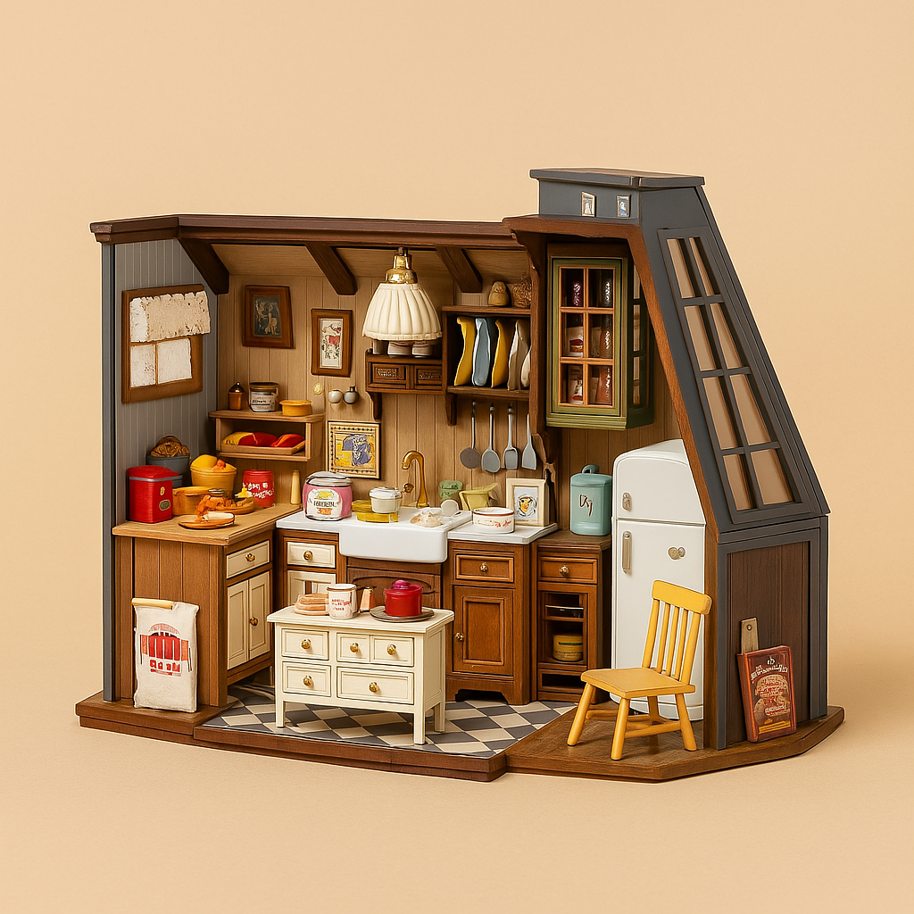 BakeCraftKitchen™ – DIY Miniatuur Bakkeuken – Creatief Bouwpakket